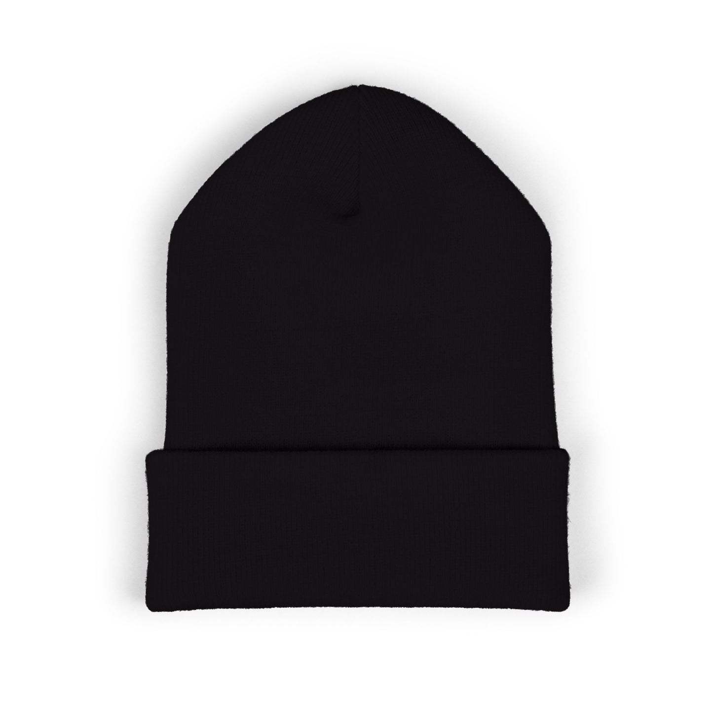 White Logo Cuffed Beanie